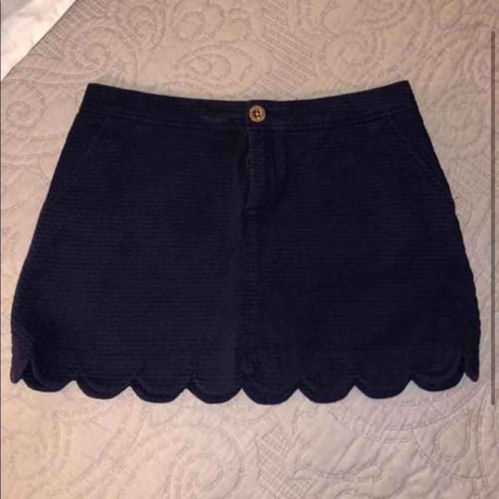Lilly Pulitzer Colette Scallop Hem Skort